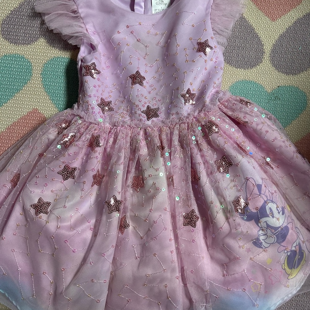 Disney size 4 Minnie Mouse  sequin star party dress